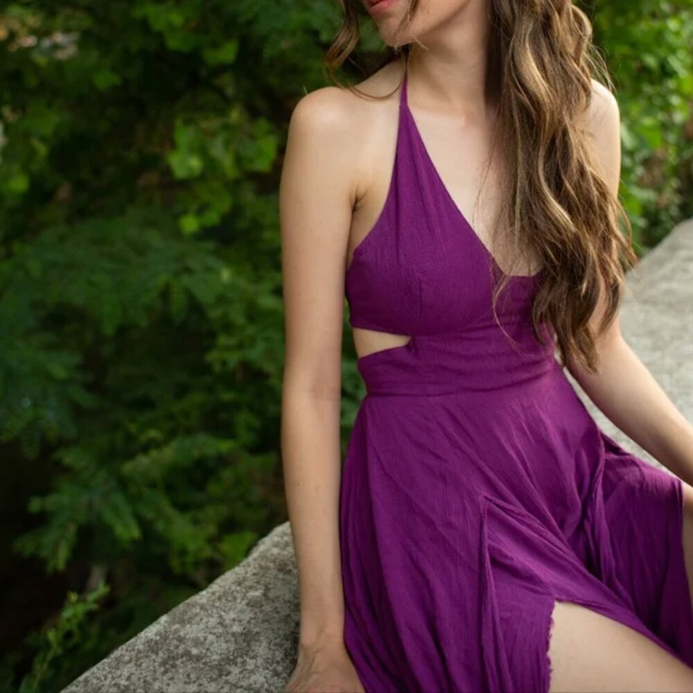 Free People Lille Maxi Dress in Purple - Picture 4 of 6